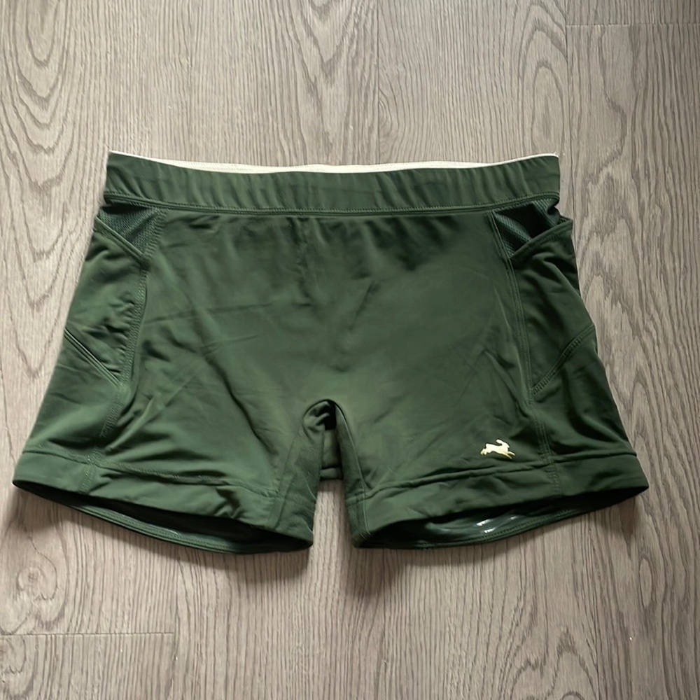 Tracksmith Lane Five Short Tights - Medium - Green